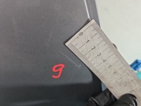 фото thumb №11, Дверь задняя правое vw polo iv 9n hb 5d серебристый ls7y