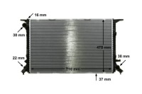 Радиатор воды двигателя audi a4 b8 a5 a6 c7 a7 q5 2.7d-4.0 2007-2018 Оригинал, фото thumb