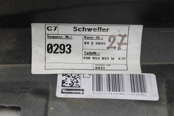 фото thumb №8, Audi a6 планка пороговая 4g0853855m 4g0853856m 4g c7 4g0 853 855 g накладка l