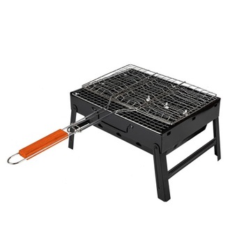 RUSZT SKŁADANY DO GRILLOWANIA PIECZENIA ZAMYKANY KRATKA METALOWY 34x58 CM
