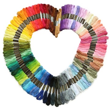 Мулине COLOR, набор 100 шт, 8м