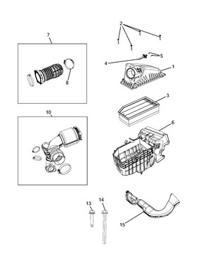 фото thumb №8, Wrangler 2018 4wd 2.2 корпус фильтра воздуха