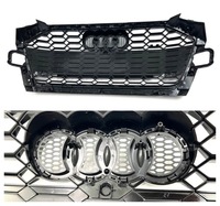 фото thumb №12, Audi a4 s4 8w0 b9 lift s-line стиль rs4 2021 решітка радіатора чорний блиск