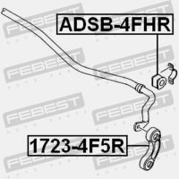 фото thumb №4, Тяга стабілізатора задня febest 1723-4f5r