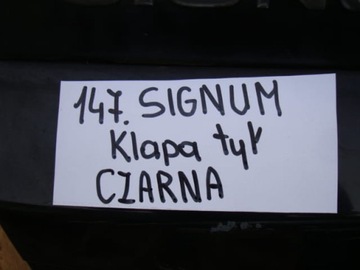 фото thumb №4, Кришка задня opel signum чорна - 147