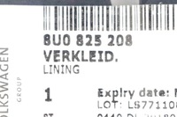 фото thumb №6, Audi q3 правая сторона защита подвеска pod лоток 8u 8u0825208 2013оригинальная