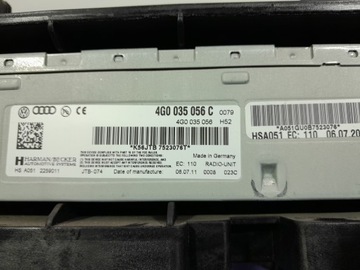 фото thumb №8, Audi a6 c7 считыватель тюнер радио навигации крепление 4g0035056c