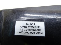 фото thumb №10, Молдинг дверь нижняя левая левое 93453569 opel vivaro b 92u
