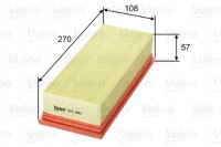 Фильтр воздуха valeo 585082 Цена, фото thumb