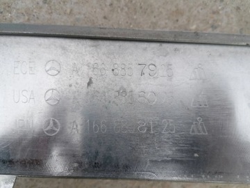 фото thumb №9, Планка хром бампера перед mercedes ml w166