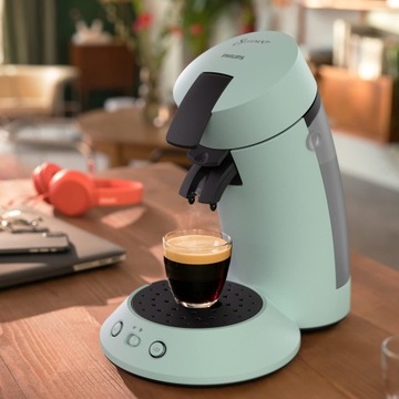 Кофемашина для эспрессо Philips SENSEO ORIGINAL PLUS 1450 Вт, зеленая