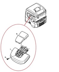 фото thumb №3, Зеркало зеркало рамповое nad дверь scania s r g p l 2017- подогрев 24v