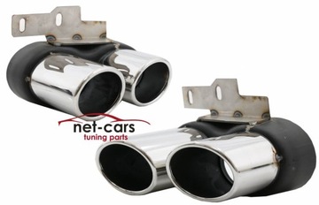 фото thumb №11, Диффузор спойлер audi a7 c8 4k8 4k 18- wz rs7 s7 s line blac наконечники хром