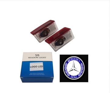 фото thumb №2, Mercedes a b c e class led дверь з logiem 09-15