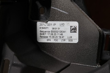 фото thumb №9, Bmw x3 g01 x4 g02 lci оригінальна панель роздавальна консоль шкіра сірий nić