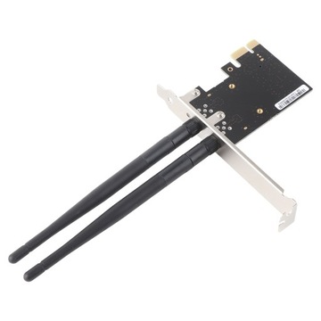 Переходник mini pci e на pci e с 2 антеннами для PCI Express половинного размера