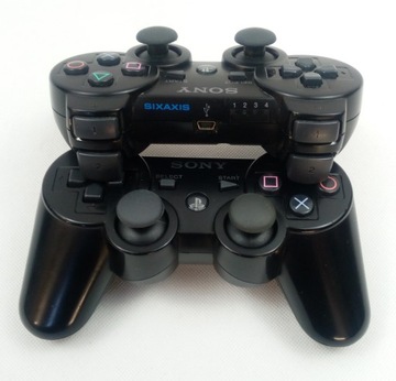 ОРИГИНАЛЬНЫЕ КОНТРОЛЛЕРЫ SIXAXIS ДЛЯ 2XPAD SONY PS3 + ПОДСТАВКА ДЛЯ ЗАРЯДНОГО УСТРОЙСТВА