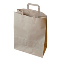 PAPER BAG GREY 260x140x300 EKO 26x14x30 25 шт.