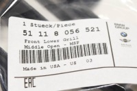 Bmw x6 f16 передній бампер m нижня середня решітка 51118056521 оригінальний Зі Шроту, фото thumb