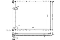 фото thumb №1, Nissens радиатор wody renault safrane i 2.1 dt b