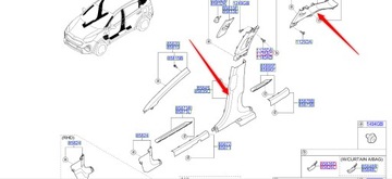 фото thumb №1, Обшивка стойка b левого 2018 2022