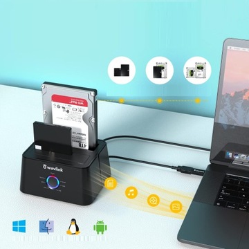 Док-станция WAVLINK SSD с разъемом SATA 2,5–3,5 дюйма