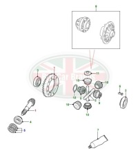 фото thumb №3, Вал атаки приводной с колесом talerzowym land rover defender puma lr027528