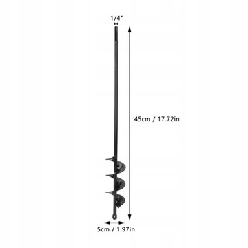 Бур для грунта SOIL AUGER 45X5CM