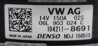 Генератор audi vw skoda 14v 150a 06l903024c Цена, фото thumb