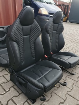 фото thumb №6, Audi a3 s3 rs3 8v комплектная обивка кожа обшивки сиденья supersport recaro