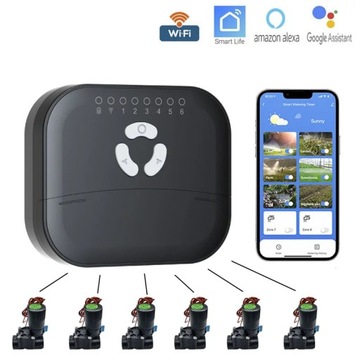 DN25WIFI Электромагнитный клапан Умный таймер орошения сада для