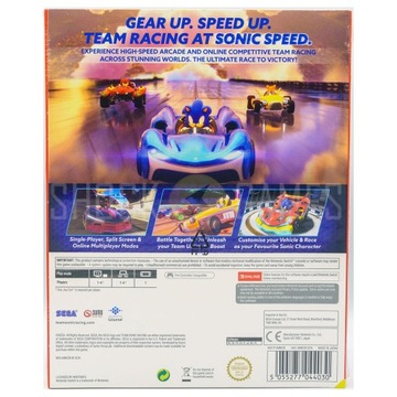 TEAM SONIC RACING PL 30-ЛЕТИЕ, ИЗД + АРТБУК