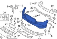 фото thumb №4, Бампер переднє перед верхній bez pdc mazda cx-5 2022-