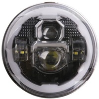 фото thumb №7, Лампи фари led drl перед 7" 84w jeep wrangler jk tj cj jl rubikon