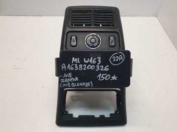 фото thumb №1, Консоль средняя панель стекло mercedes-benz ml w163