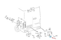 Mercedes-benz sprinter w903 rear fog light a9018200256 oem Ціна, фото thumb