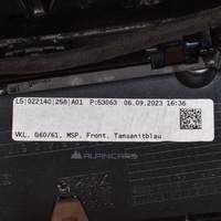 фото thumb №6, Bmw g60 g61 m набір бампер перед tansanitblau