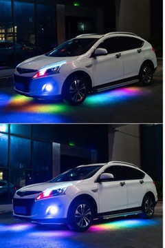 фото thumb №6, Освітлення шасі pod автомобіль led rgb neon 2x60 + 2x90 app блютуз
