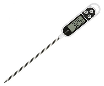 TERMOMETR KUCHENNY CYFROWY SZPILKOWY SONDA LCD ELEKTRONICZNY DO MIĘS AG254E