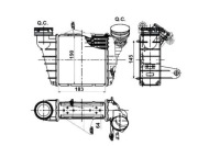 Радіатор інтеркулер skoda fabia 03- nrf 30476 радіатор повітря Зі Шроту, фото thumb