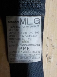 фото thumb №6, Pas безопасности левый перед murano z50 05r.