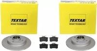 фото thumb №1, Textar тормозные диски+ тормозные колодки задняя citroen c4 cactus peugeot 208 2008 244mm