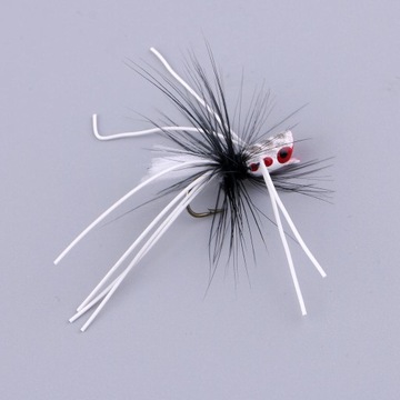 3X Fishing Pływające Popper Muchy Sztuczne