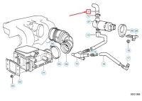 Купить Шланг воздуха клапана передача холостого хода bmw 3 e30 13411721971 1721971, фото thumb