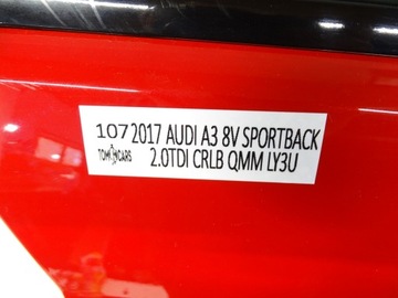 фото thumb №11, Дверь правый перед правые передние audi a3 8v 5d sb 5 дверь красный ly3u