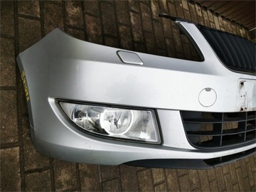 фото thumb №8, Skoda fabia ii roomster рестайлинг бампер перед омыватель ксенон комплектный