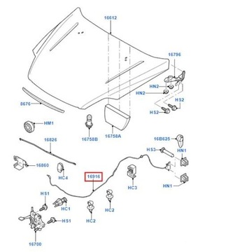фото thumb №9, Трос відкривання капота mondeo 07-14 s-max/ga 06-15