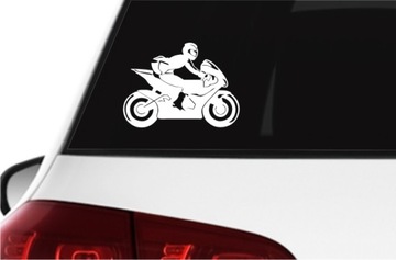Автомобильная наклейка МОТОРЫ Мотоциклы ЦВЕТА УЗОРЫ