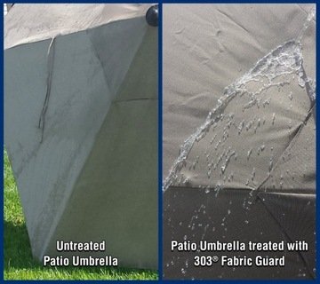 303 High Tech Fabric Guard защищает материал 473.