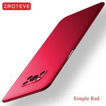 Для PocoX3 NFC чехол ZROTEVE тонкий жесткий матовый чехол из ПК для Xiaomi Poco X3 X4 X5